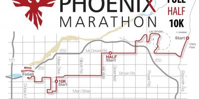 Térkép Phoenix maraton