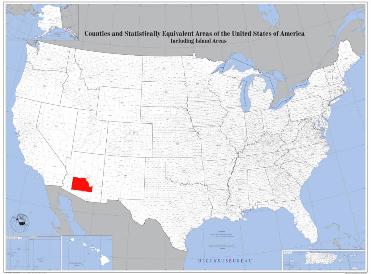 Phoenix-USA térkép