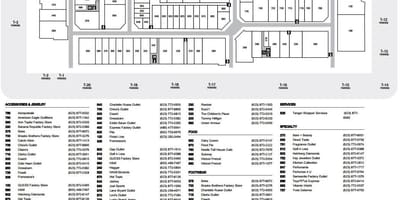 Phoenix outlet mall térkép