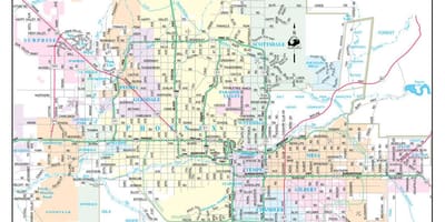 Street map Phoenix