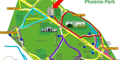 Phoenix park térkép
